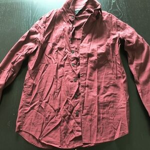 Express 1MX Dress Shirt Long-Sleeve Slim Stretch  Quick Dry Mens Medium